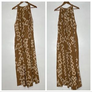 World Market sleeveless cotton printed romper L/XL